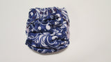 Pocket Palz Pocket Diaper in Grape Lulu print-Fruit of the Womb Diapers